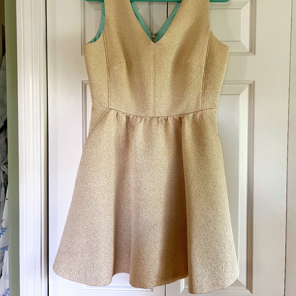 Gold Vineyard Vines Dress